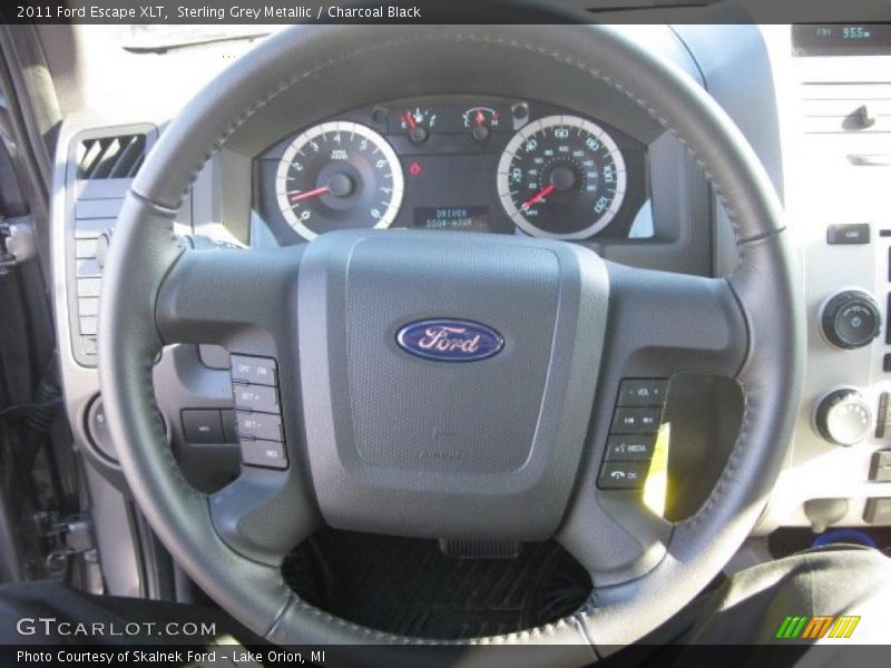 Sterling Grey Metallic / Charcoal Black 2011 Ford Escape XLT