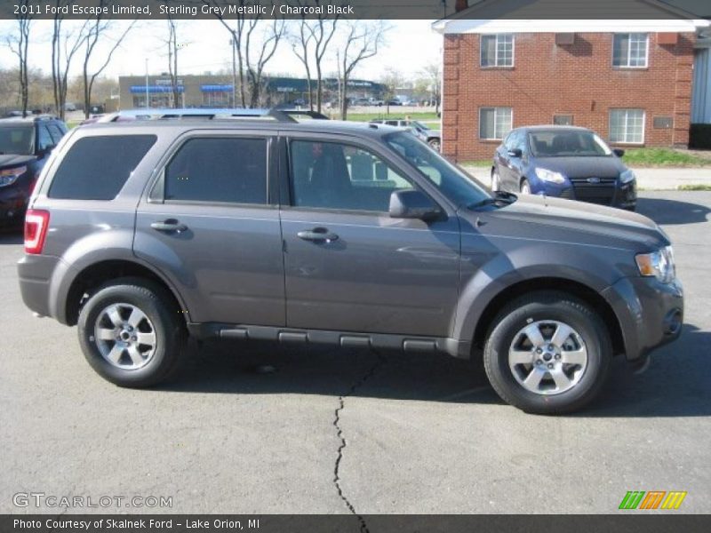 Sterling Grey Metallic / Charcoal Black 2011 Ford Escape Limited