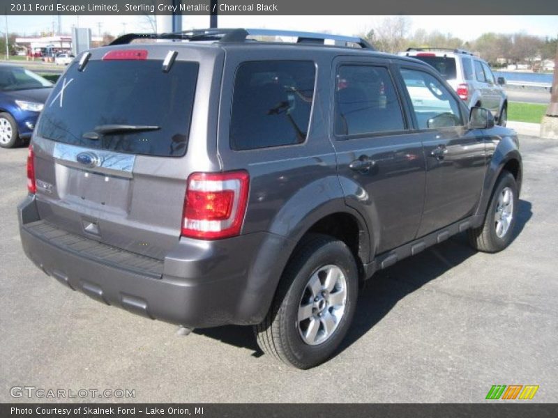 Sterling Grey Metallic / Charcoal Black 2011 Ford Escape Limited