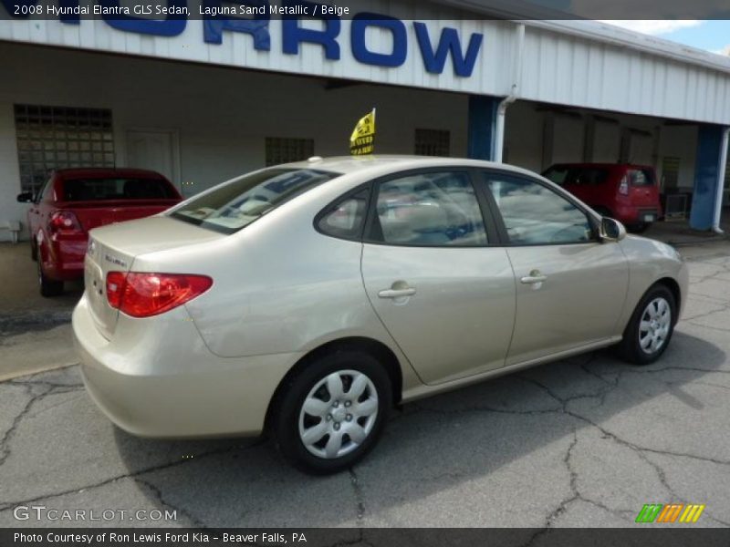 Laguna Sand Metallic / Beige 2008 Hyundai Elantra GLS Sedan