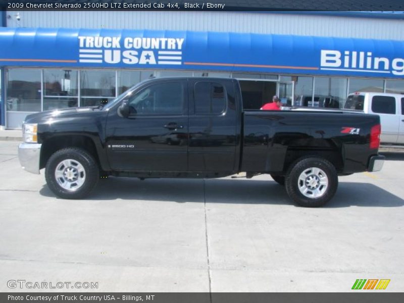 Black / Ebony 2009 Chevrolet Silverado 2500HD LTZ Extended Cab 4x4