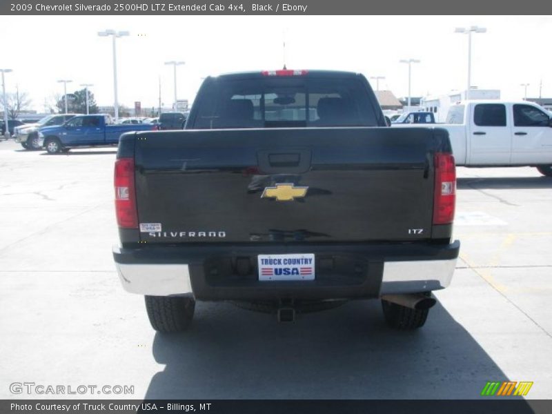 Black / Ebony 2009 Chevrolet Silverado 2500HD LTZ Extended Cab 4x4