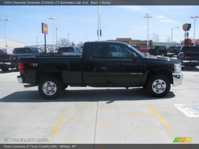 Black / Ebony 2009 Chevrolet Silverado 2500HD LTZ Extended Cab 4x4