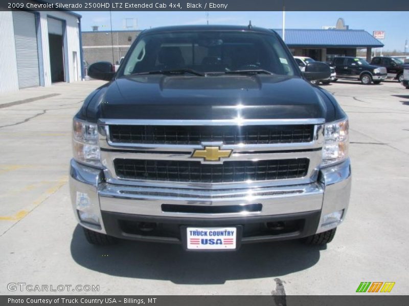 Black / Ebony 2009 Chevrolet Silverado 2500HD LTZ Extended Cab 4x4