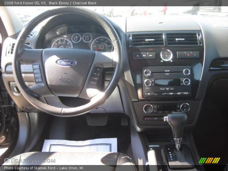 Black Ebony / Charcoal Black 2008 Ford Fusion SEL V6
