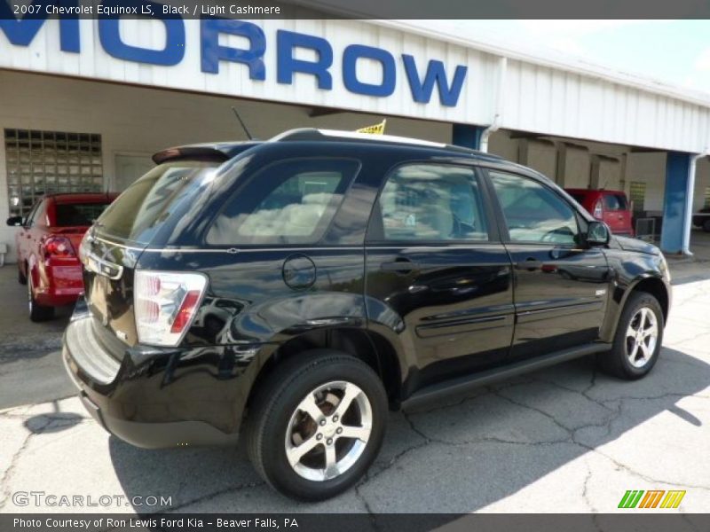 Black / Light Cashmere 2007 Chevrolet Equinox LS