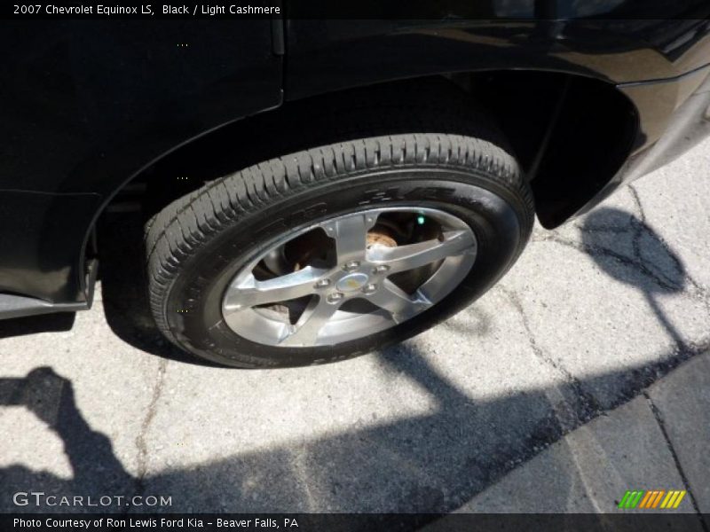 Black / Light Cashmere 2007 Chevrolet Equinox LS