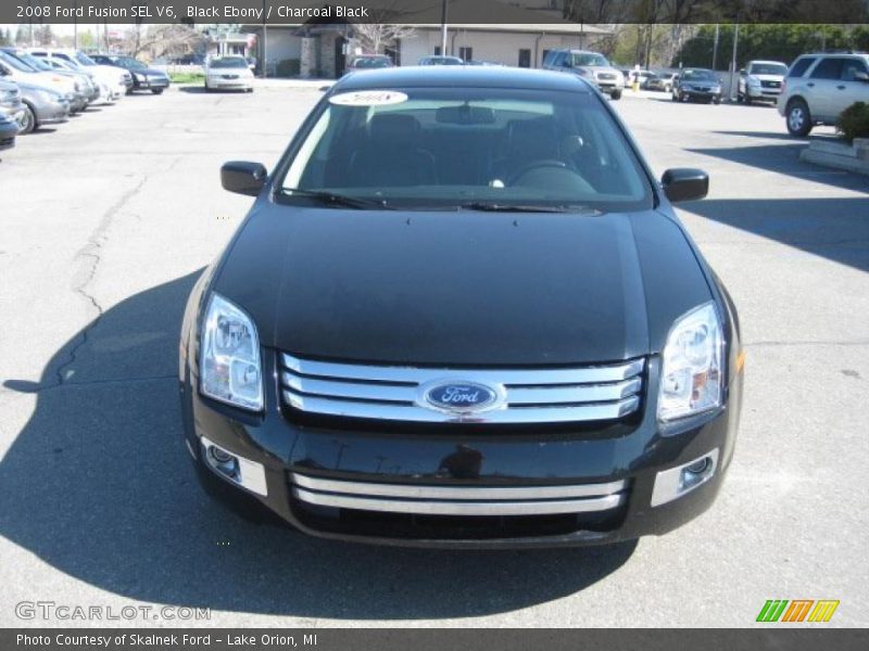 Black Ebony / Charcoal Black 2008 Ford Fusion SEL V6