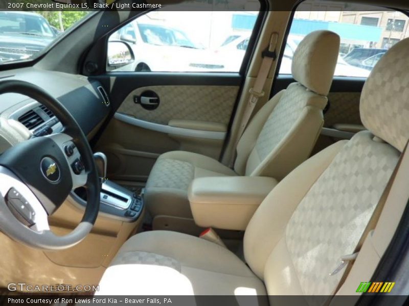 Black / Light Cashmere 2007 Chevrolet Equinox LS