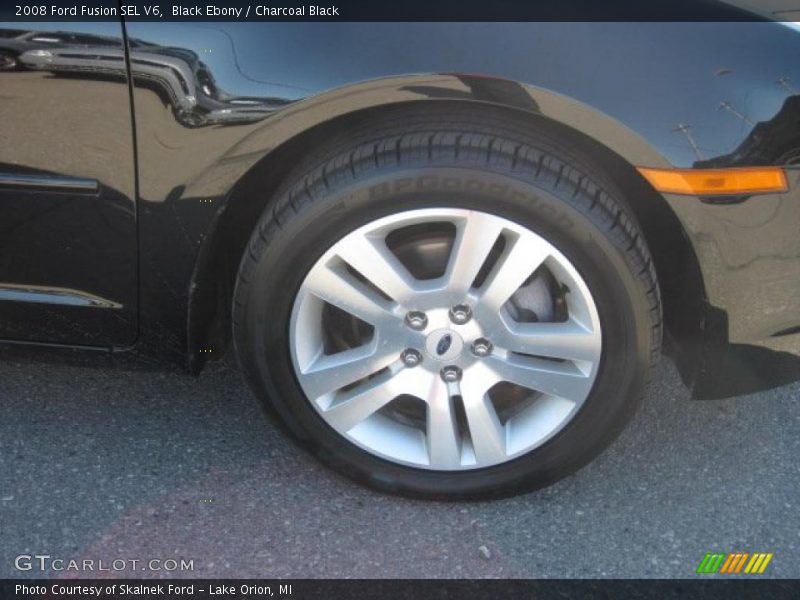 Black Ebony / Charcoal Black 2008 Ford Fusion SEL V6