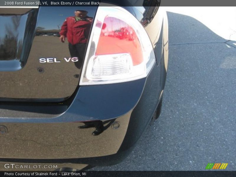 Black Ebony / Charcoal Black 2008 Ford Fusion SEL V6