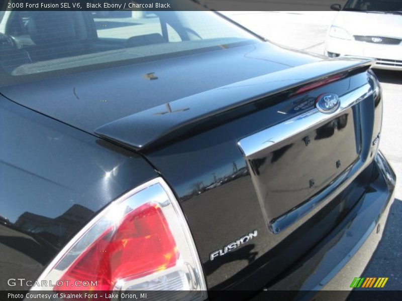 Black Ebony / Charcoal Black 2008 Ford Fusion SEL V6