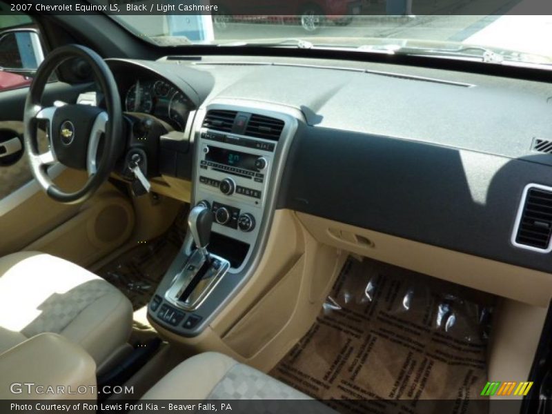 Black / Light Cashmere 2007 Chevrolet Equinox LS
