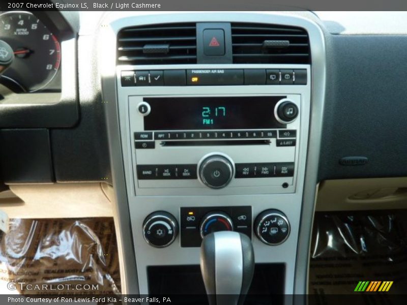 Black / Light Cashmere 2007 Chevrolet Equinox LS