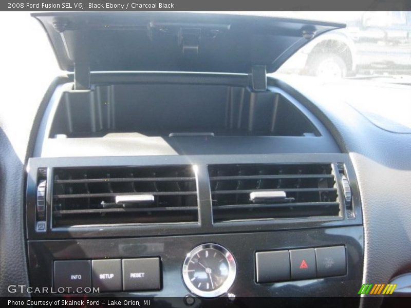 Black Ebony / Charcoal Black 2008 Ford Fusion SEL V6