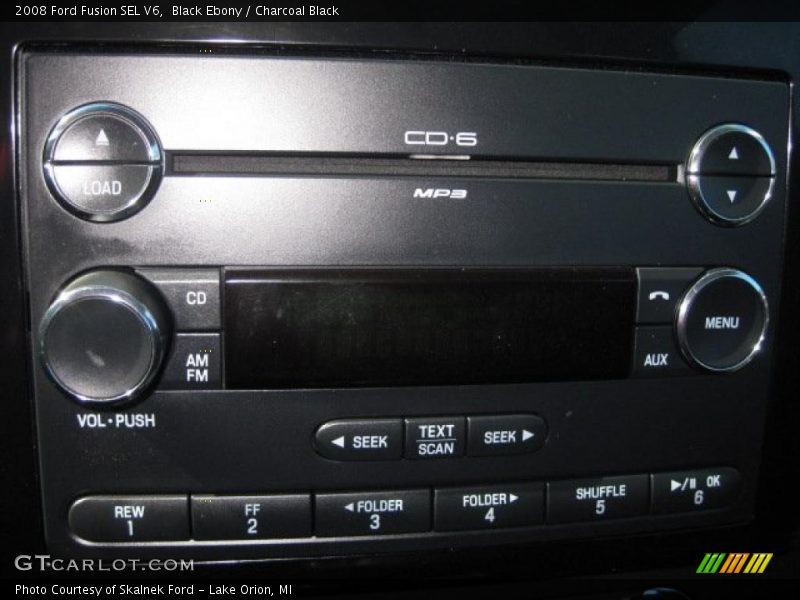 Black Ebony / Charcoal Black 2008 Ford Fusion SEL V6