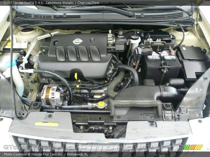 Sandstone Metallic / Charcoal/Steel 2007 Nissan Sentra 2.0 S