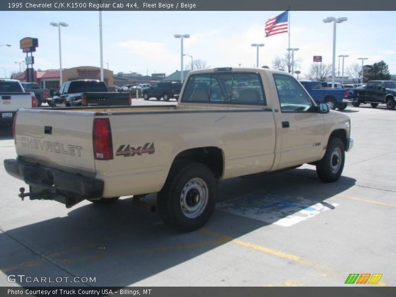 Fleet Beige / Beige 1995 Chevrolet C/K K1500 Regular Cab 4x4