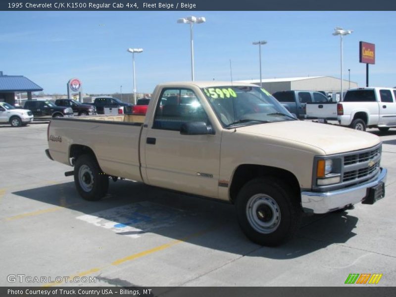 Fleet Beige / Beige 1995 Chevrolet C/K K1500 Regular Cab 4x4