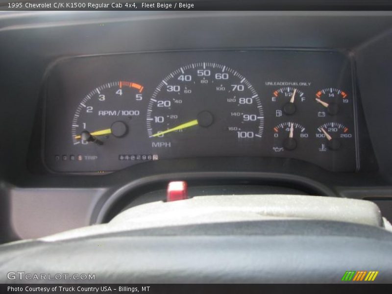  1995 C/K K1500 Regular Cab 4x4 K1500 Regular Cab 4x4 Gauges