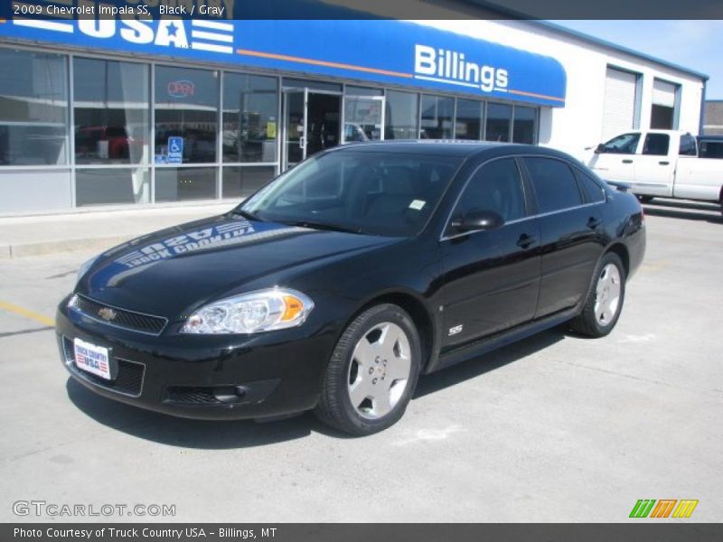 Black / Gray 2009 Chevrolet Impala SS