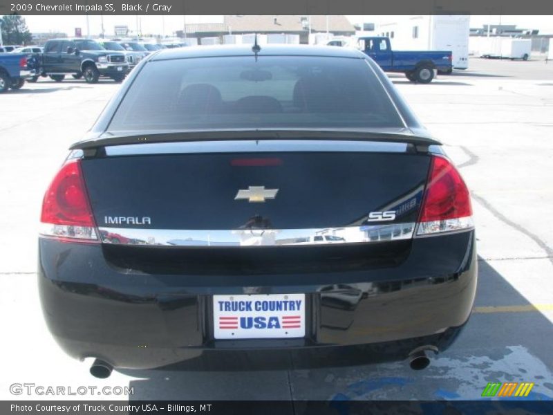 Black / Gray 2009 Chevrolet Impala SS