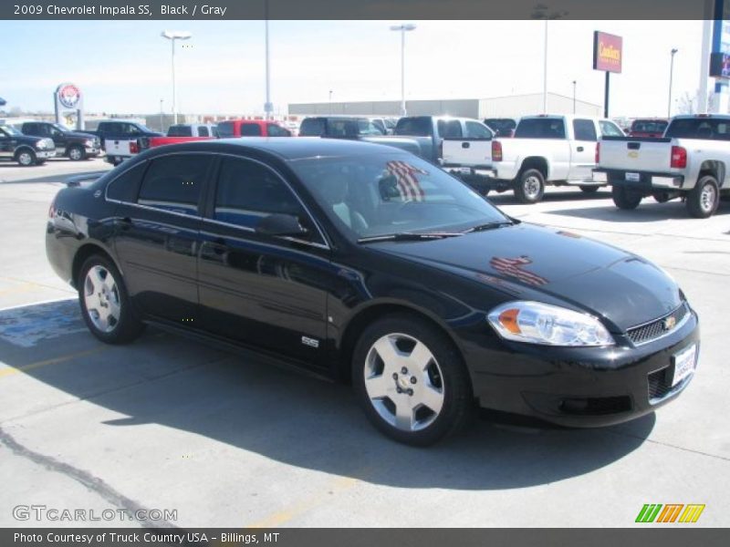Black / Gray 2009 Chevrolet Impala SS