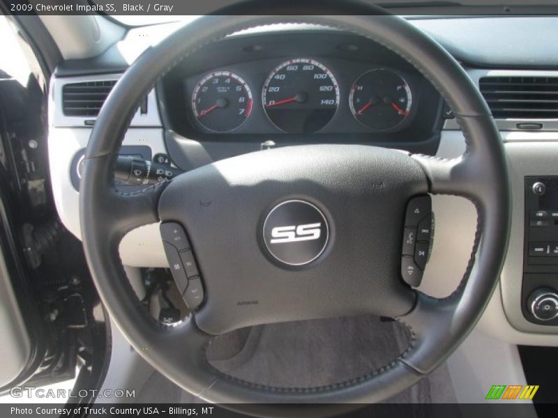 Black / Gray 2009 Chevrolet Impala SS