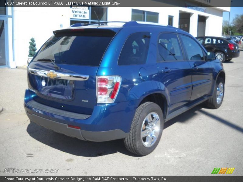 Laser Blue Metallic / Light Gray 2007 Chevrolet Equinox LT AWD