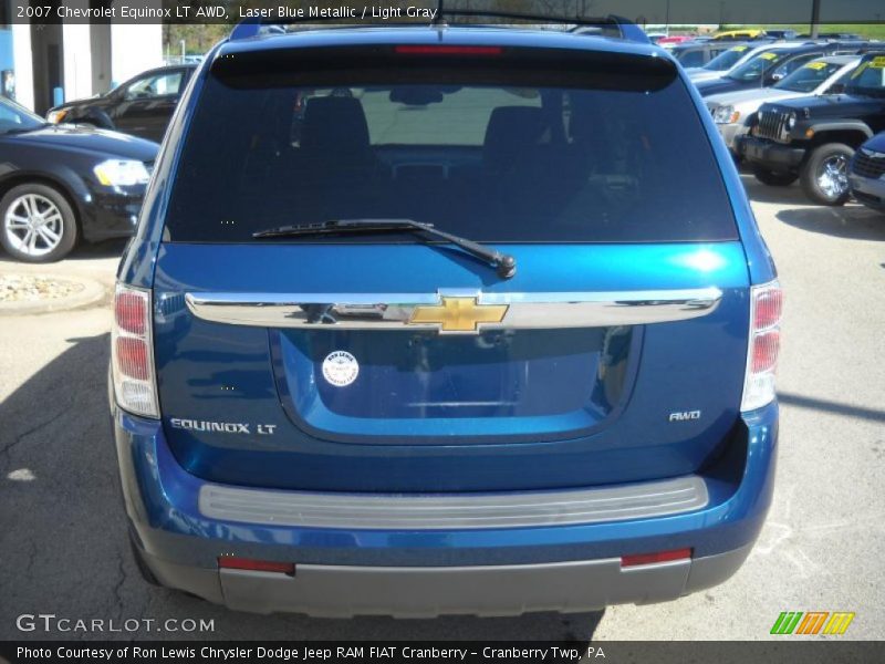 Laser Blue Metallic / Light Gray 2007 Chevrolet Equinox LT AWD
