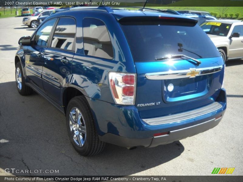 Laser Blue Metallic / Light Gray 2007 Chevrolet Equinox LT AWD