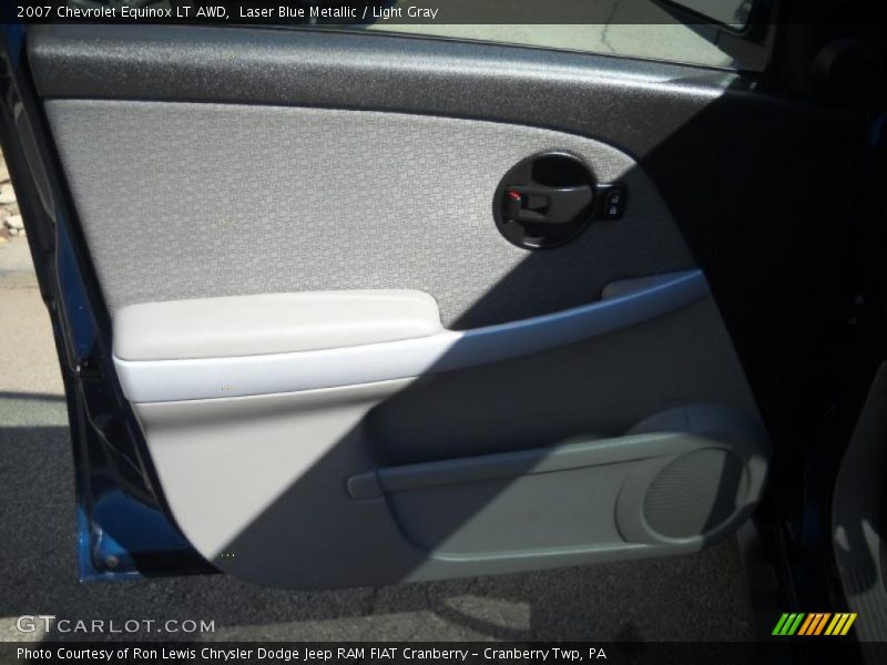 Laser Blue Metallic / Light Gray 2007 Chevrolet Equinox LT AWD