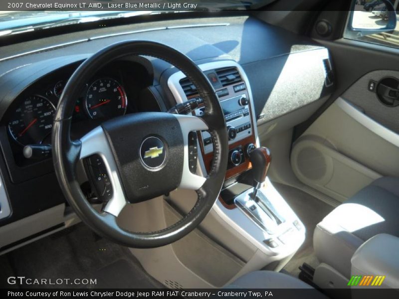 Laser Blue Metallic / Light Gray 2007 Chevrolet Equinox LT AWD