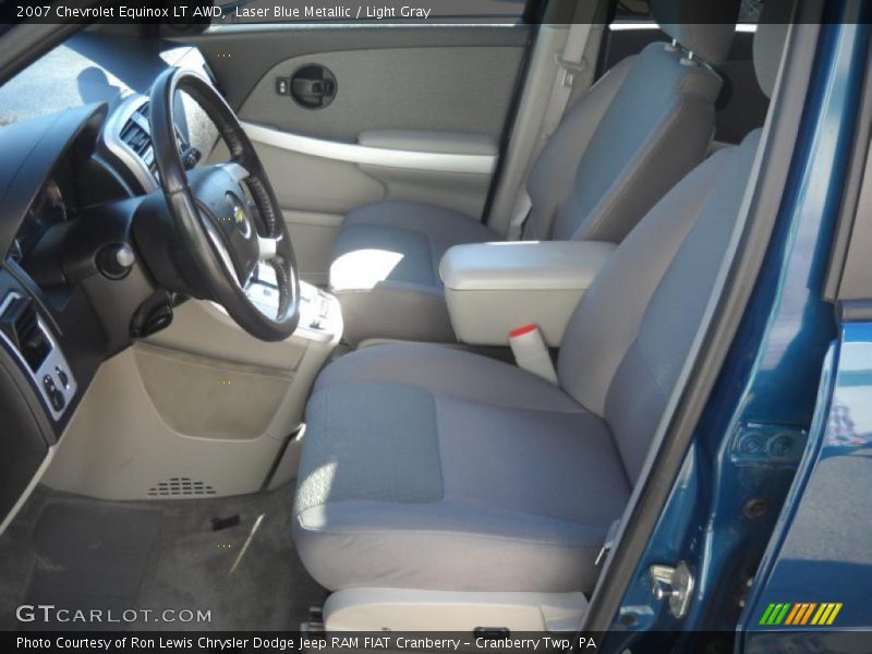 Laser Blue Metallic / Light Gray 2007 Chevrolet Equinox LT AWD