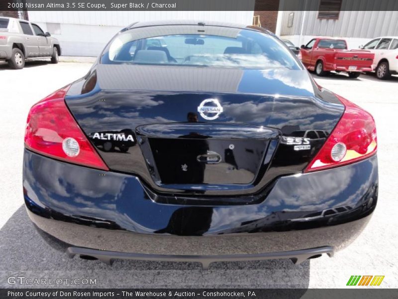 Super Black / Charcoal 2008 Nissan Altima 3.5 SE Coupe