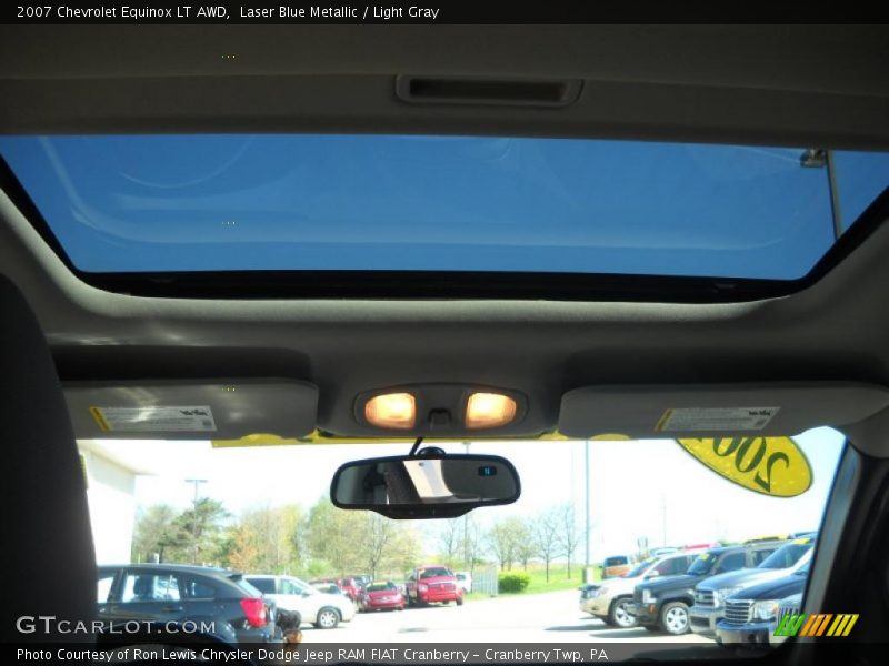 Laser Blue Metallic / Light Gray 2007 Chevrolet Equinox LT AWD