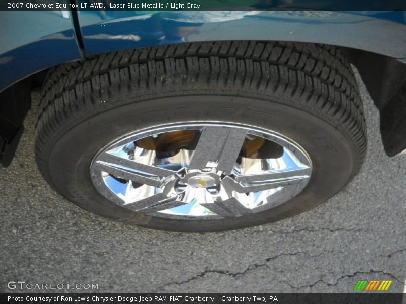 Laser Blue Metallic / Light Gray 2007 Chevrolet Equinox LT AWD