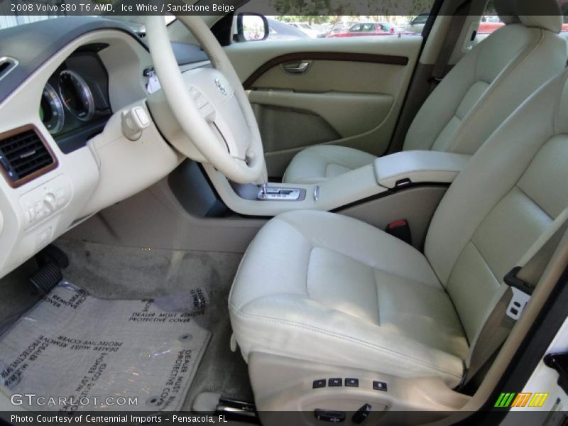  2008 S80 T6 AWD Sandstone Beige Interior