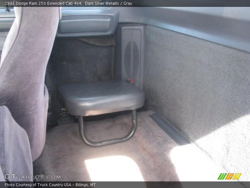 Dark Silver Metallic / Gray 1992 Dodge Ram 250 Extended Cab 4x4