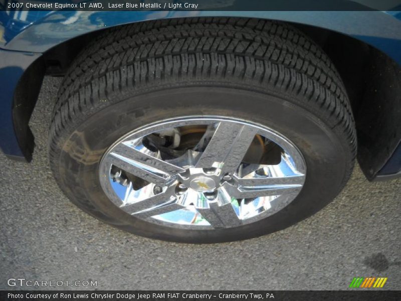 Laser Blue Metallic / Light Gray 2007 Chevrolet Equinox LT AWD