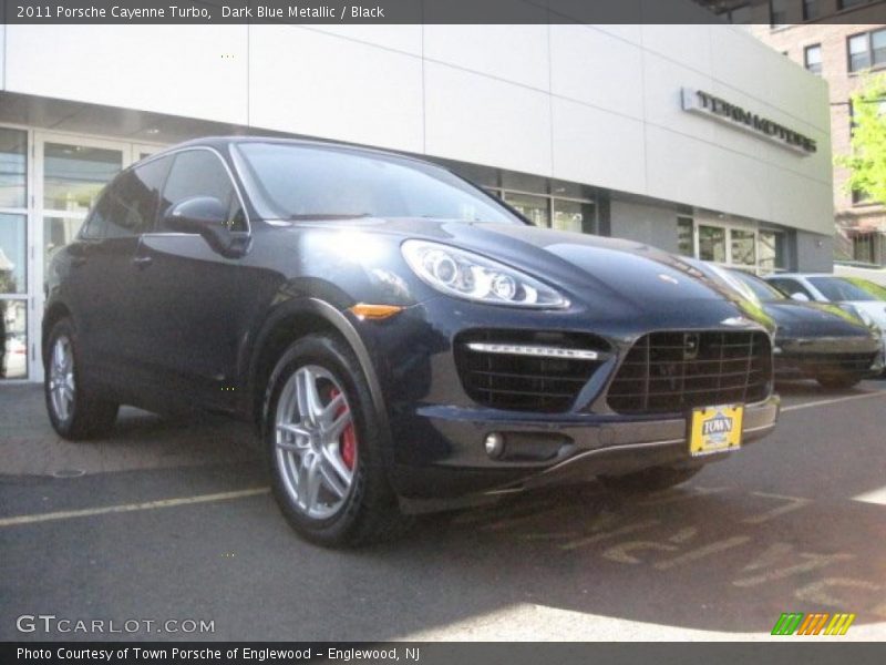 Dark Blue Metallic / Black 2011 Porsche Cayenne Turbo