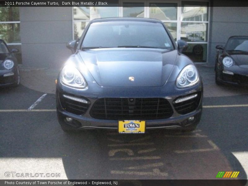 Dark Blue Metallic / Black 2011 Porsche Cayenne Turbo