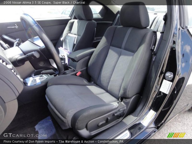 Super Black / Charcoal 2008 Nissan Altima 3.5 SE Coupe