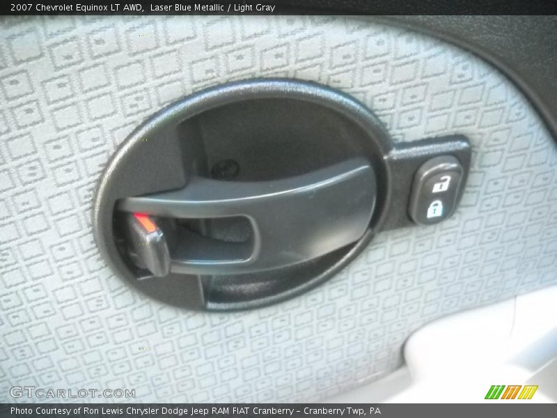 Laser Blue Metallic / Light Gray 2007 Chevrolet Equinox LT AWD