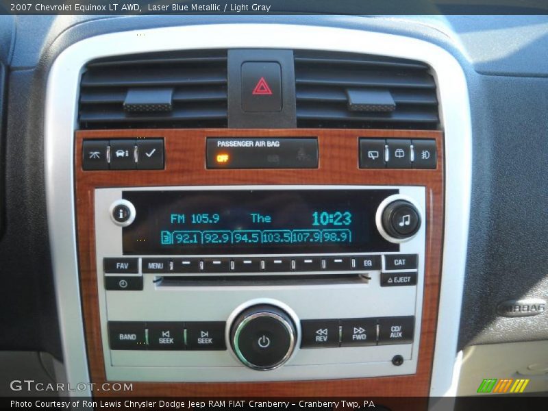 Laser Blue Metallic / Light Gray 2007 Chevrolet Equinox LT AWD