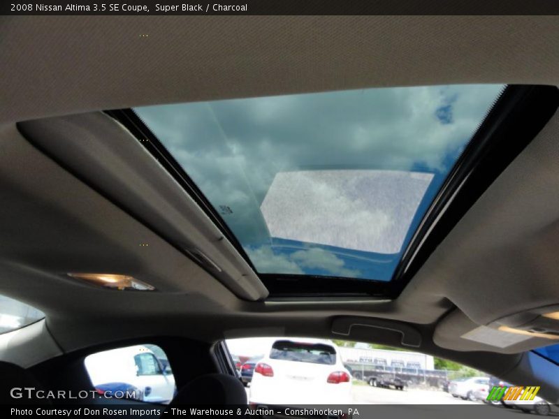 Super Black / Charcoal 2008 Nissan Altima 3.5 SE Coupe