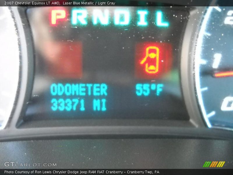 Laser Blue Metallic / Light Gray 2007 Chevrolet Equinox LT AWD