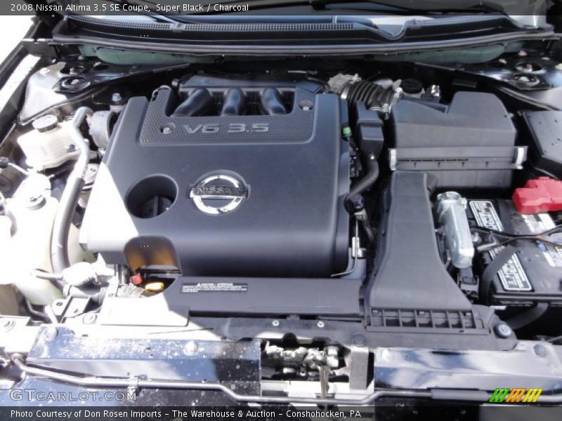 Super Black / Charcoal 2008 Nissan Altima 3.5 SE Coupe