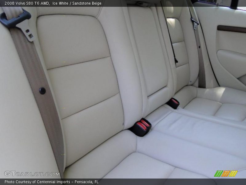 Ice White / Sandstone Beige 2008 Volvo S80 T6 AWD