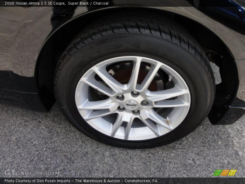 Super Black / Charcoal 2008 Nissan Altima 3.5 SE Coupe